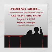 Red Movie Theatre Save the Date