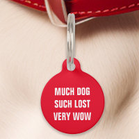 Red Much Dog Such Lost Very Wow Funny