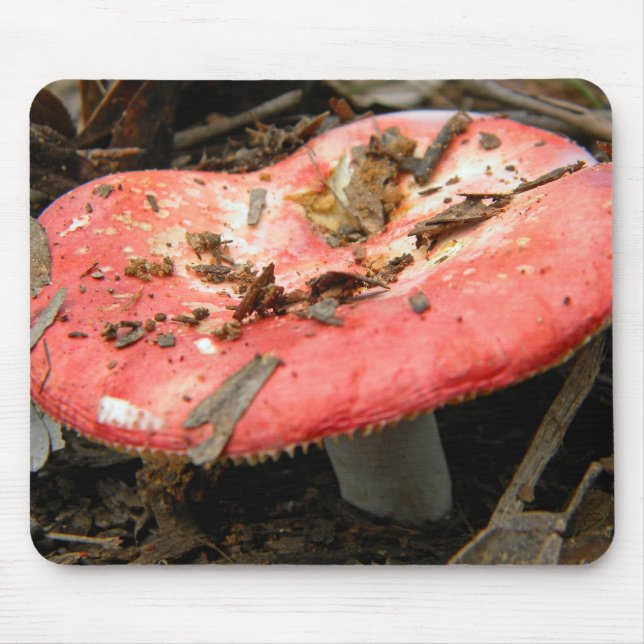 Red Mushroom Mousepad (Front)