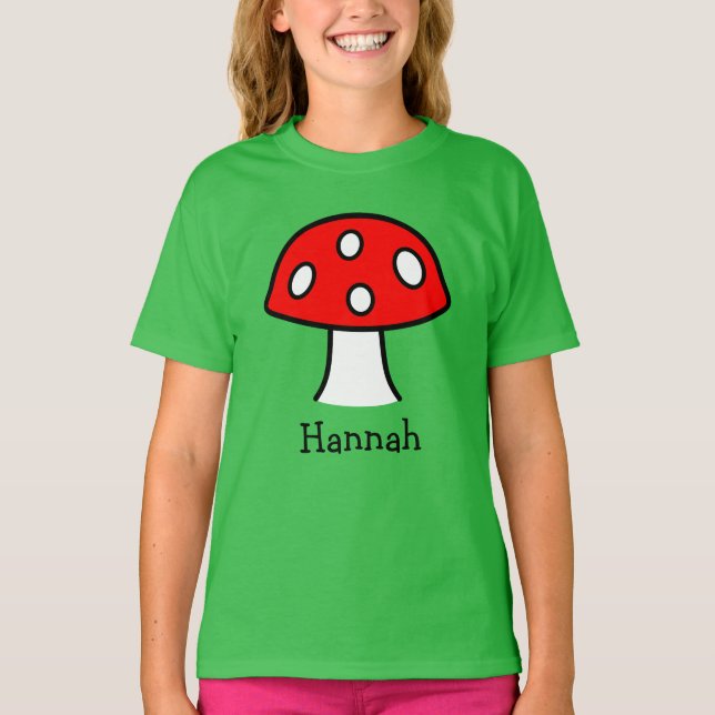 Red Mushroom T-Shirt (Child) (Front)