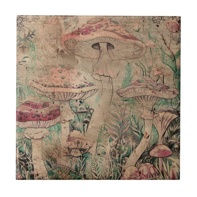 Red Mushroom Tile (Front)