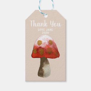 Red Mushroom Toadstool magic Wine Label