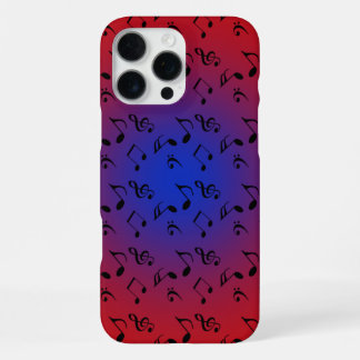 red music blue moon iPhone 16 pro max case
