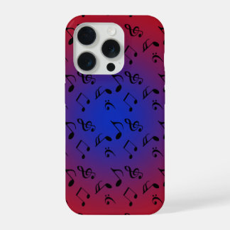 red music blue moon iPhone 15 pro case