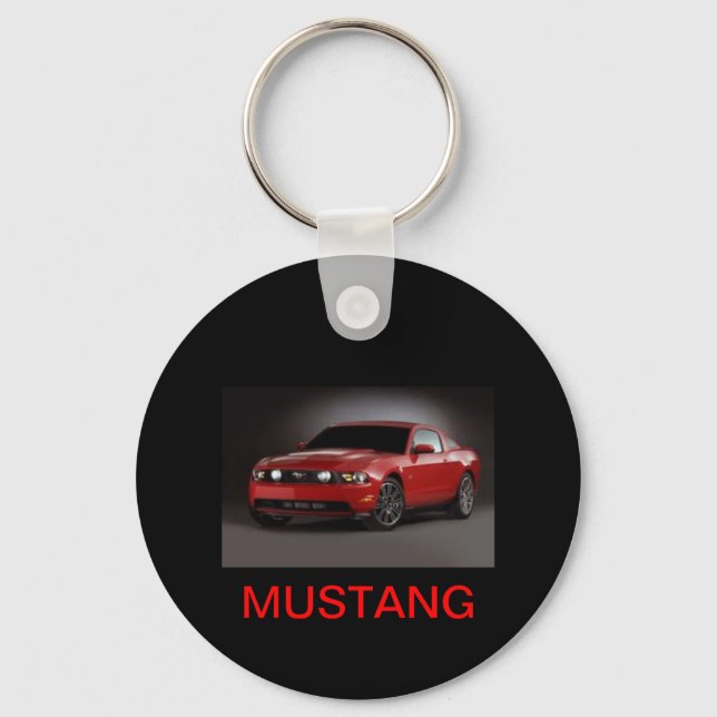 RED MUSTANG KEY RING (Front)