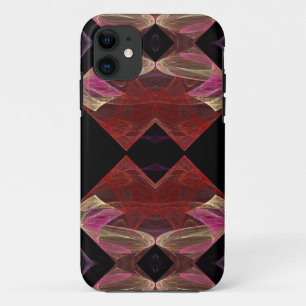 Red n Purp Fractal iPhone 5 Case-Mate Barely There 11 Case