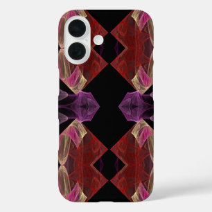 Red n Purple Fractal phone Case