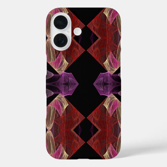 Red n Purple Fractal phone Case (Back)