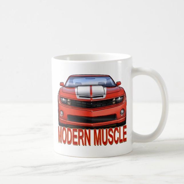 RED n WHITE CAMARO.png Coffee Mug (Right)