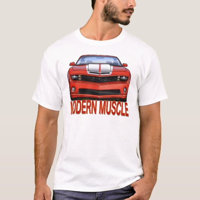 RED n WHITE CAMARO.png T-Shirt (Front)