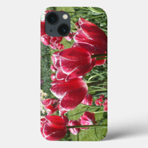 Red N White Tulips iPad Air Case