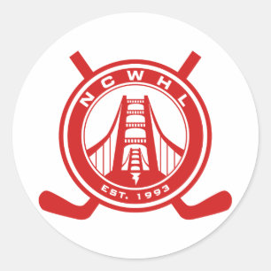 Red NCWHL Stickers