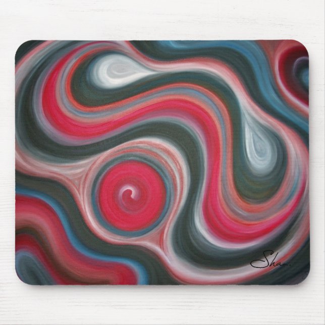 Red Nebula Mouse Pad (Front)