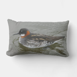 Red-Necked Phalarope Cushion by RoseWrites
