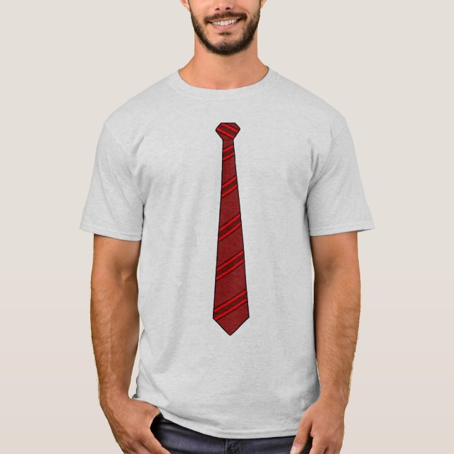 Red Necktie Shirt (Front)