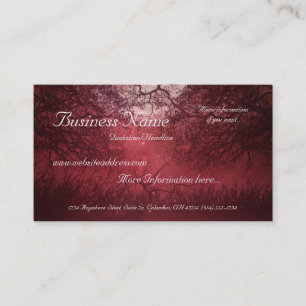 Red Night Business Card