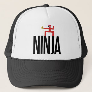 Red Ninja Trucker Hat