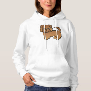 Red Norfolk Terrier Cute Cartoon Dog Hoodie