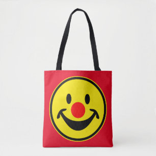 Red Nose yellow + your backg. & ideas Tote Bag