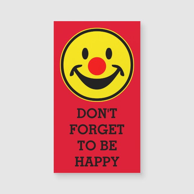Red Nose yellow + your backg. & sayings (Front)