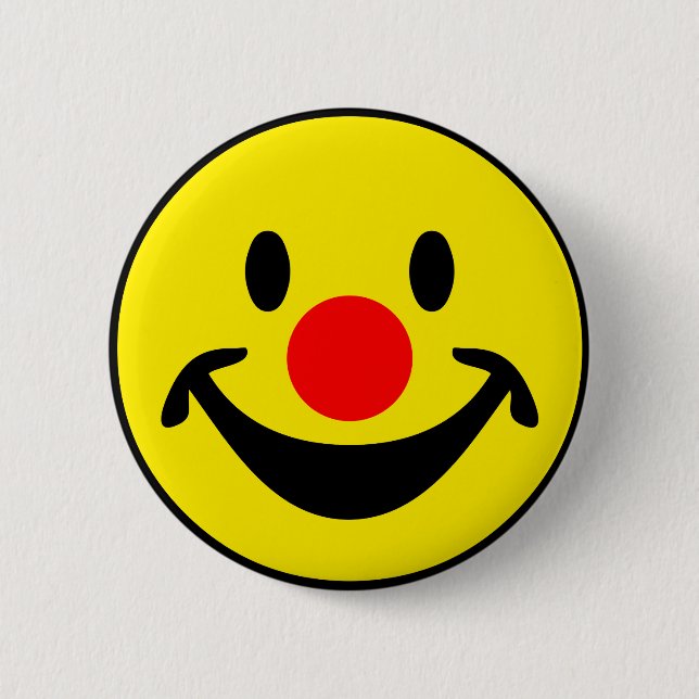 Red Nose - yellow + your ideas 6 Cm Round Badge (Front)
