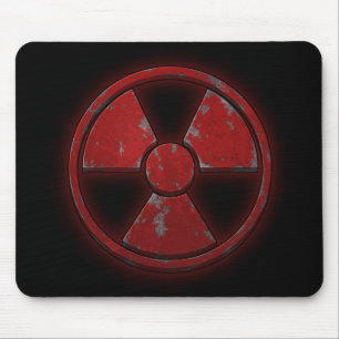 Red Nuke Mouse Pad