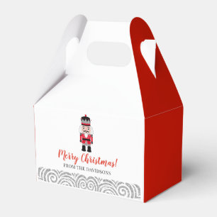 Red Nutcracker Christmas Holiday  Favour Box