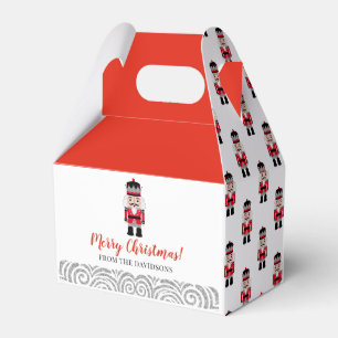 Red Nutcracker Christmas Holiday  Favour Box