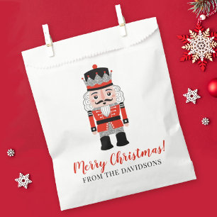 Red Nutcracker Christmas Holiday Party Favour Bags