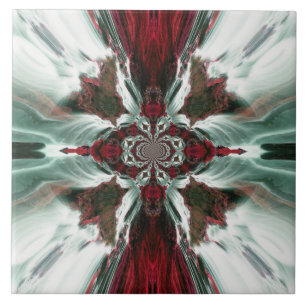 Red Ocean Cascade Tile