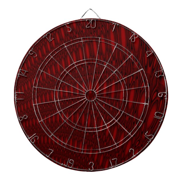 Red Octopus Tentacles Dart Board (Front)