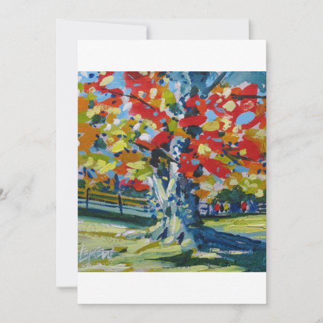 Red of Oak #150201 Card (Front)