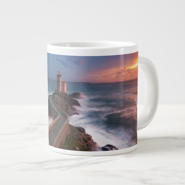Red of Pleasure Large Coffee Mug (Front Right)