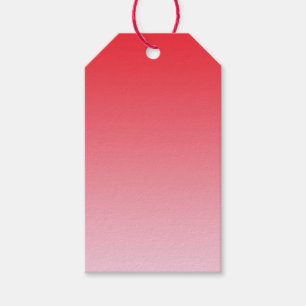 Red Ombre Gift Tags