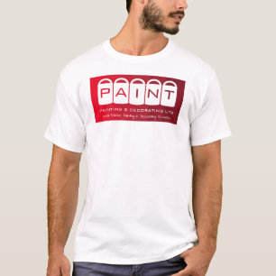 Red Ombre, Paint Buckets, Painter & Decorator T-Shirt