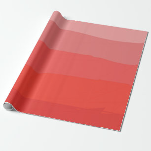 Red Ombre Wrapping Paper