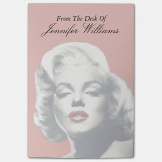 Red on Red Lips Marilyn Post-it Notes