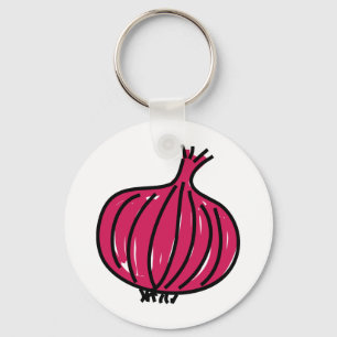 Red Onion Key Ring