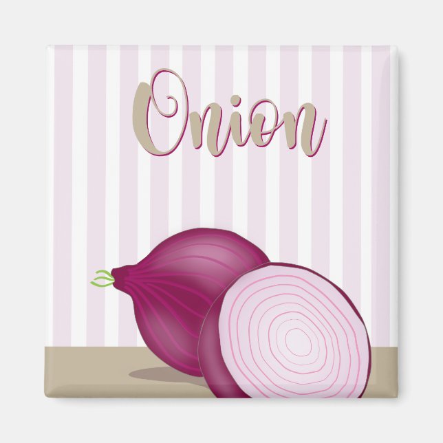Red Onion Magnet (Front)