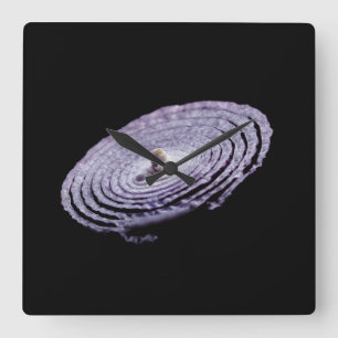 Red Onion Portrait Square Wall Clock