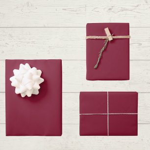 Red Onion Solid Colour Wrapping Paper Sheet