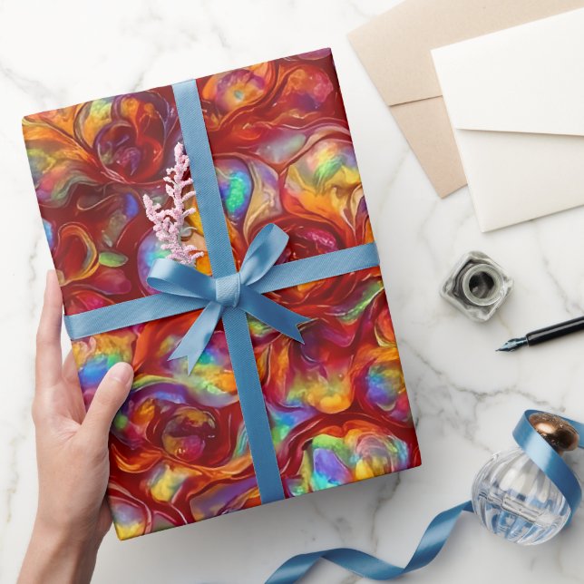 Red Opal Gift Wrapping Paper (Gifting)
