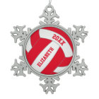 Red or ANY colour personalised girl's volleyball