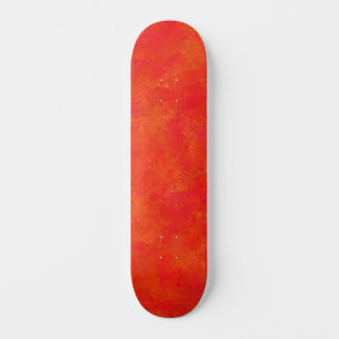 Red Orange Abstract Pattern Skateboard