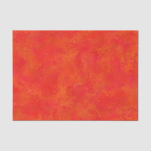 Red Orange Abstract Pattern Tissue Paper