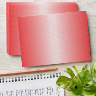 Red, orange, and pink brushstrokes blend together envelope