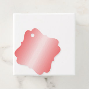 Red, orange, and pink brushstrokes blend together favour tags
