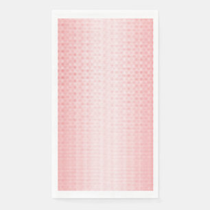 Red, orange, and pink brushstrokes blend together napkin