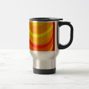 Red Orange and Yellow Mug