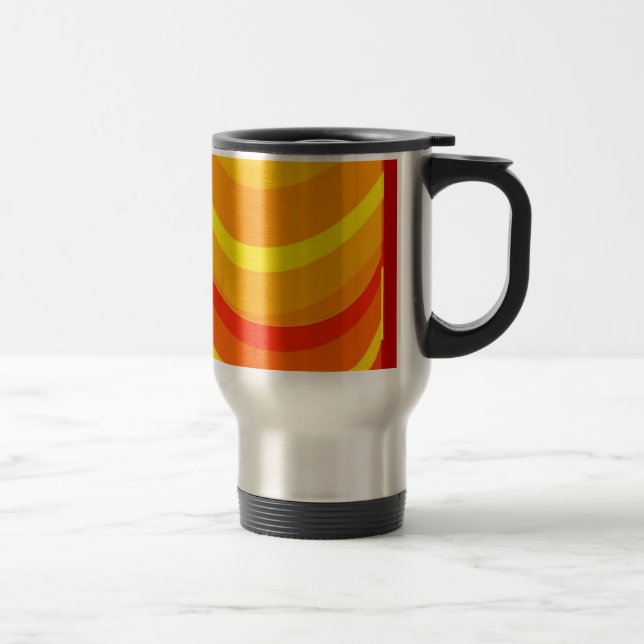 Red Orange and Yellow Mug (Right)